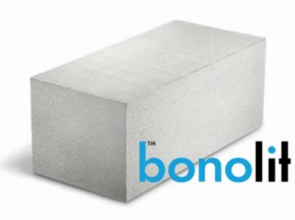 Пеноблок из ячеистого бетона стеновой Bonolit (600х250х150 мм / D500)