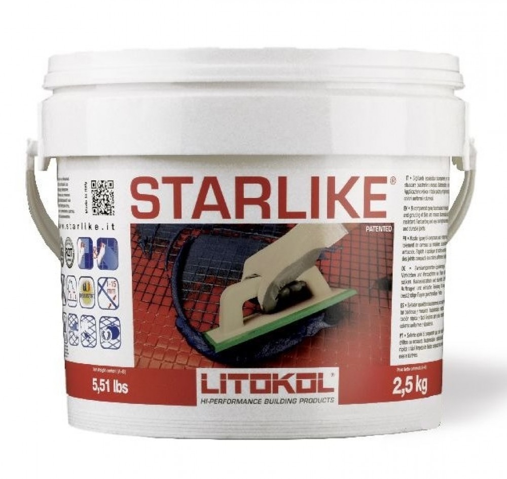 Эпоксидная затирка LITOKOL LITOCHROM STARLIKE C.370 цикламен (2.5 кг)