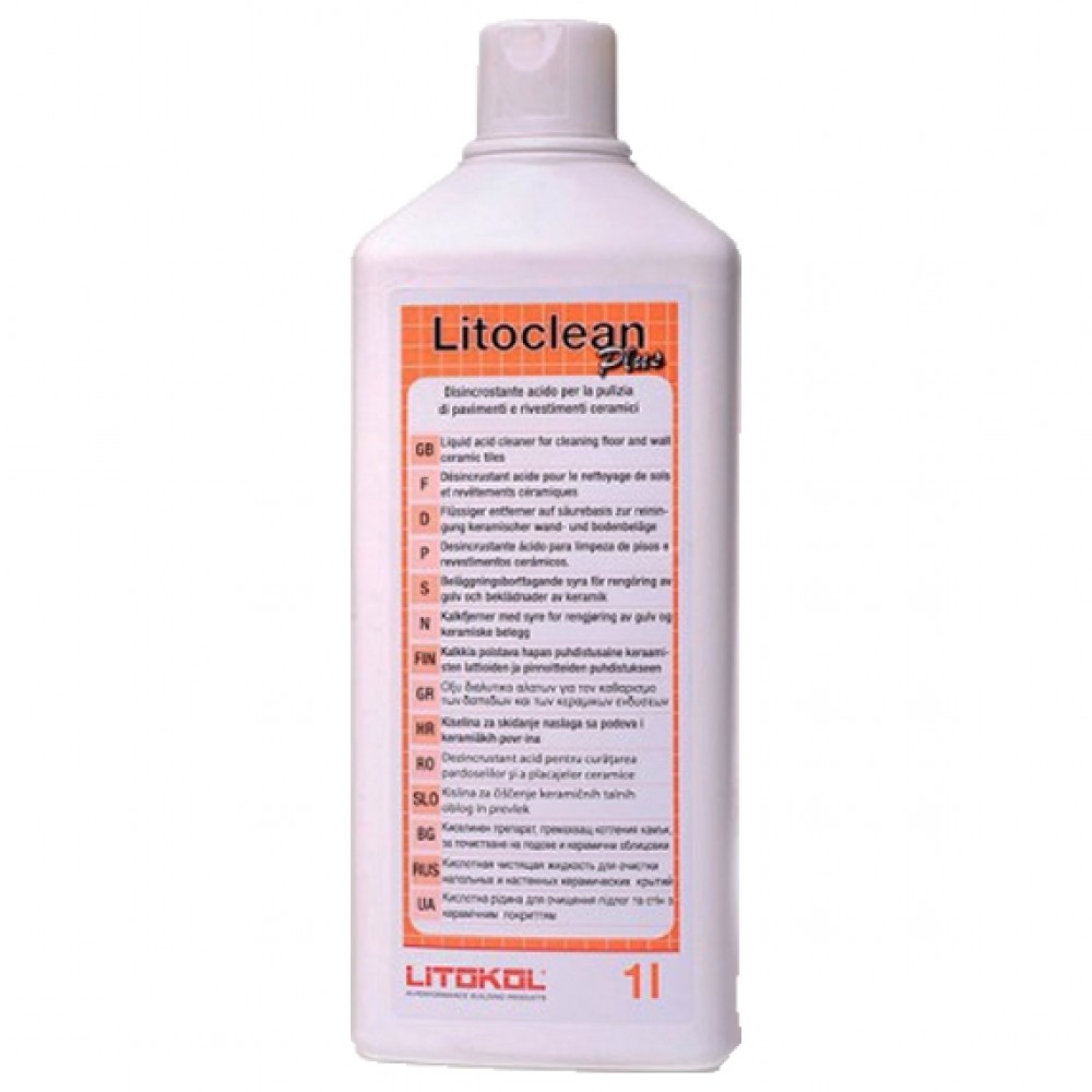 Жидкое очищающее средство на основе кислоты LITOKOL LITOCLEAN+ / ЛИТОКОЛ ЛИТОКЛИН+ (1 кг)