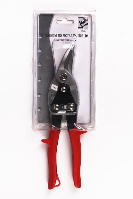 Ножницы по металлу левые (240 мм) Black Horn