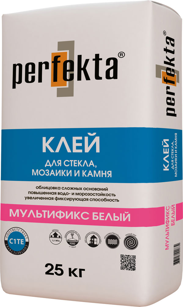 Купить клей перфекта мультификс белый (25 кг) с доставкой по Москве .