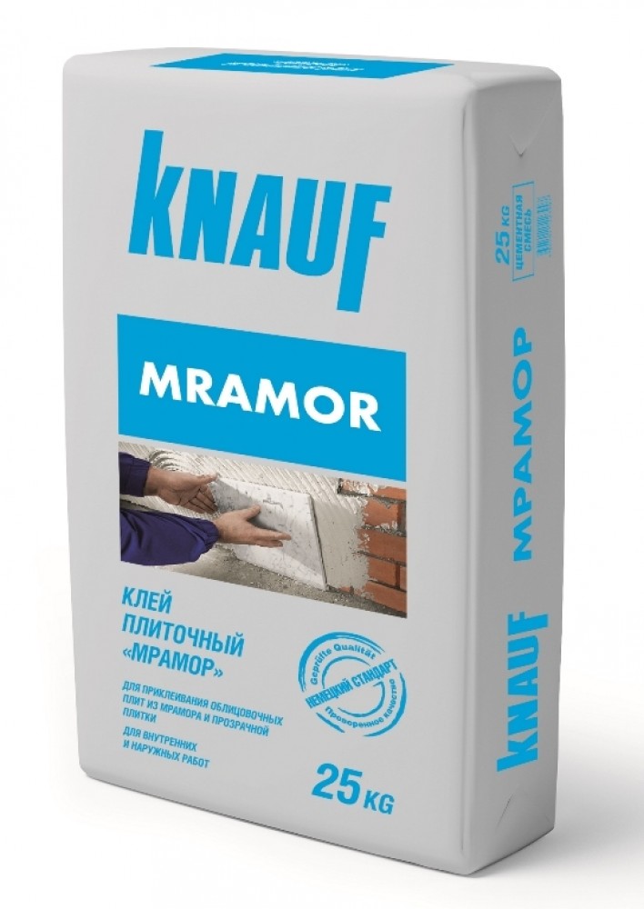 Купить клей плиточный knauf mramor (25 кг) с доставкой по Москве, цена .