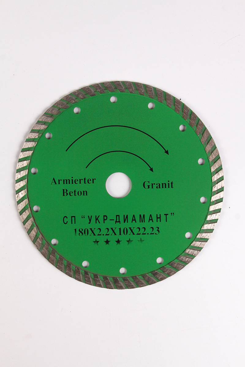 Алмазный круг DIAM Turbo GRINDER 180x2,2x10x22,2 (гранит)