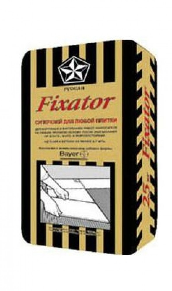  клей плиточный русеан fixator (25 кг) с доставкой по Москве .